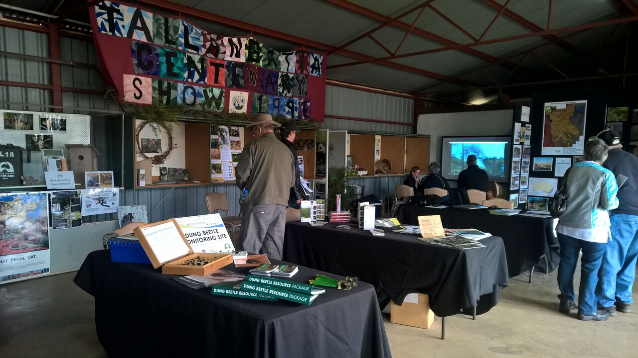 Inside the Landcare Pavilion